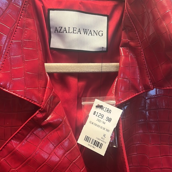 ❤️‍🔥RED CROC TRENCH-NWT❤️‍🔥 - Picture 5 of 5